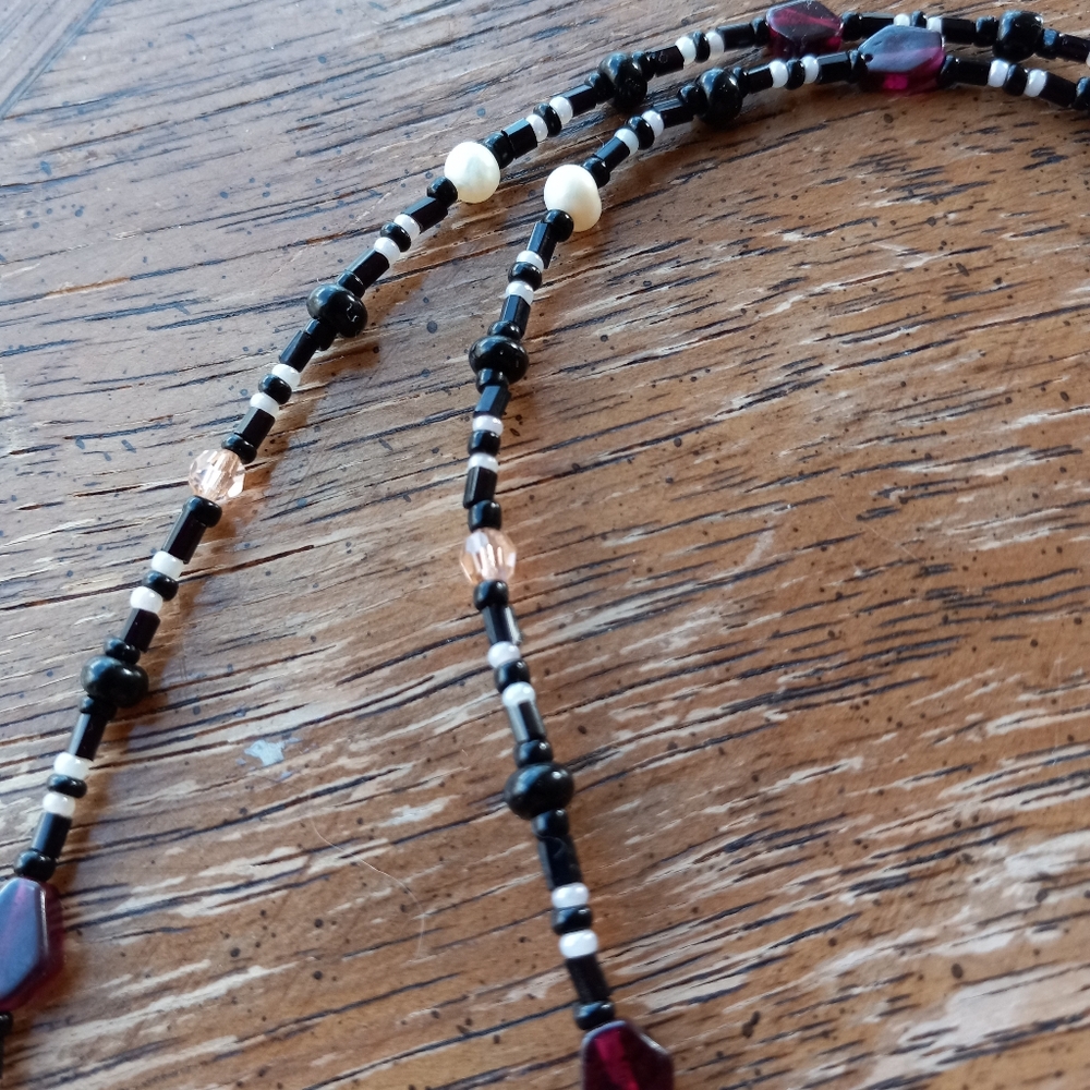 Handmade Crystal Beaded Necklace!!! - Picture 5 of 9